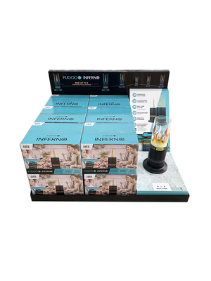 Multifunctional Sturdy Corrugated Display Stands Renewable Durable