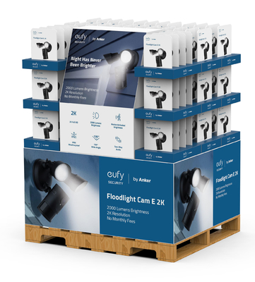 Cardboard Pallet Corrugated Display Stands Durable For Supermarket