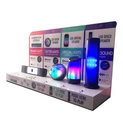 Favre Waterproof Speaker Display Stand , Antiwear LED Table Top Display Stands
