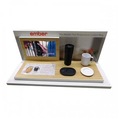 TSCA Retail Stores Wooden Shop Display Stands Nontoxic Multiscene