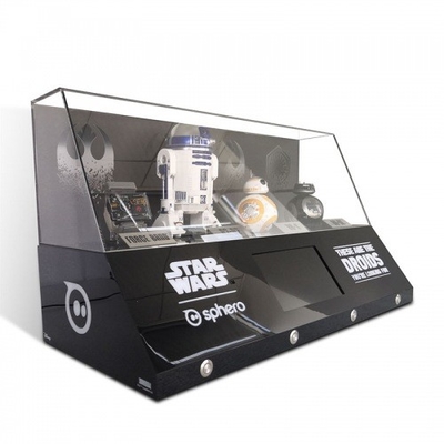 Acrylic Smart Toy PDQ Display Box Multipurpose Waterproof With IPS Screen
