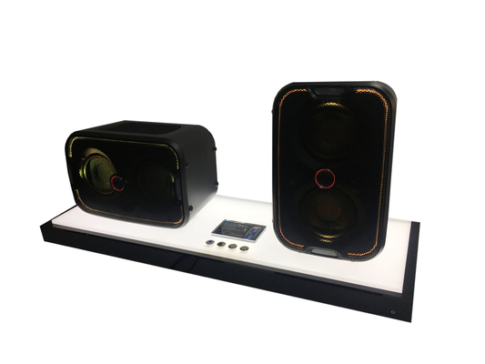 RoSH Multiscene Demo Speaker Display , Exhibition Counter Speaker Display