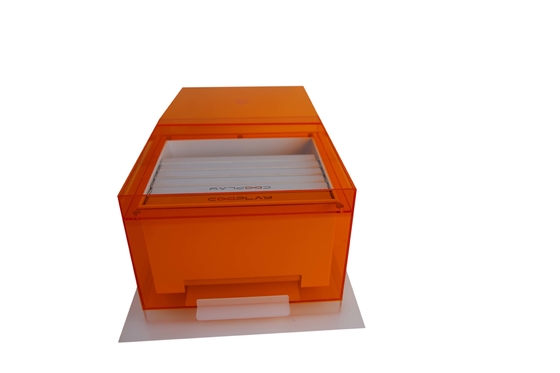 Saque el material portátil de Multiscene PMMA de la caja de presentación del almacenamiento PDQ