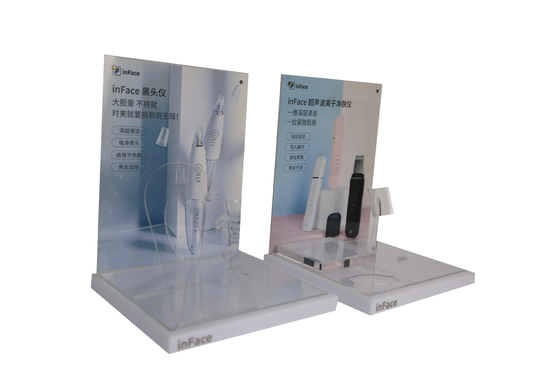 PMMA Recyclable Cosmetic Stand Display Multipurpose Practical