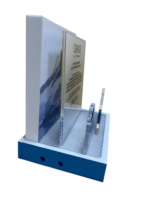 Multifunctional Acrylic Plastic Display Sign Holders Nontoxic Lightweight
