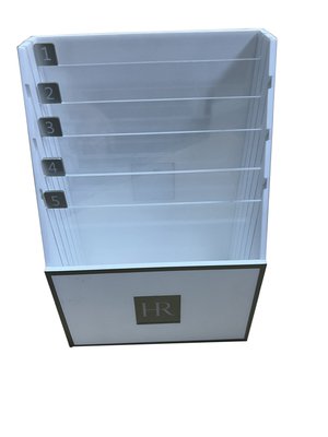 Waterproof Sturdy Plastic Countertop Display , Multifunctional PDQ Shelf Display