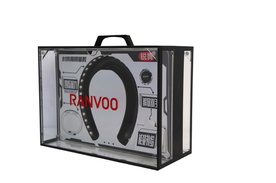 Sturdy Recyclable PDQ Display Box Portable With LED Lights And Fan