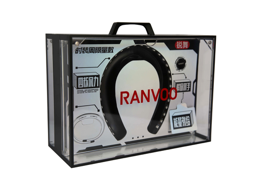 Sturdy Recyclable PDQ Display Box Portable With LED Lights And Fan