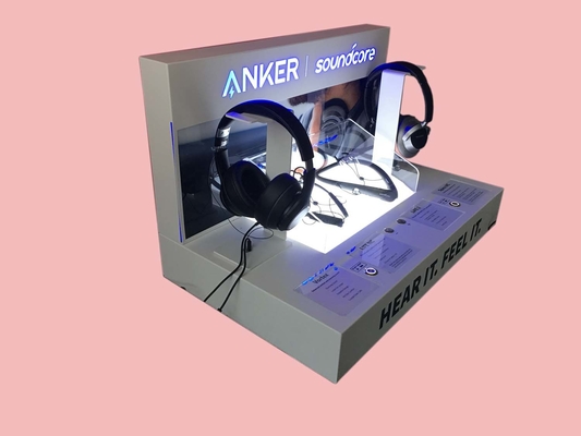 Earphone Desktop Metal POP Displays Multiscene Chargeable Durable